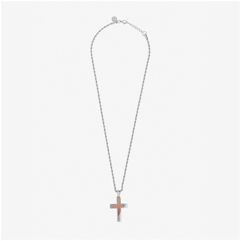 Collar Hombre Mateo Cruz en Plata