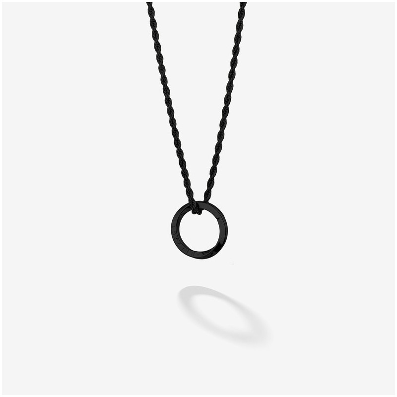 Collar Hombre Piti Anilla en Negro