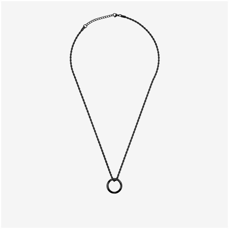 Collar Hombre Piti Anilla en Negro