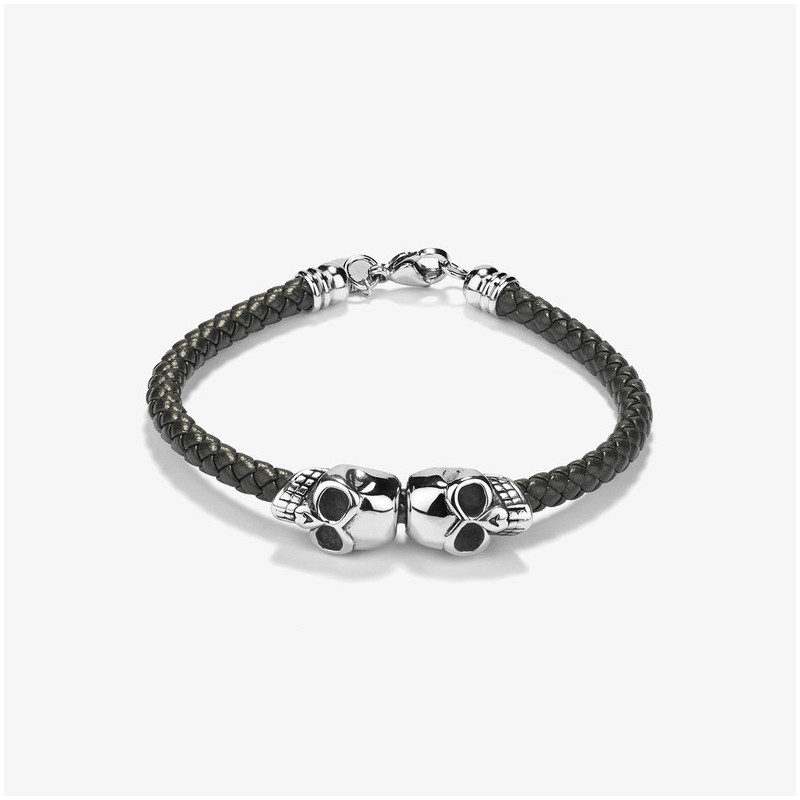 Pulsera Hombre Pirate Cuero Marrón