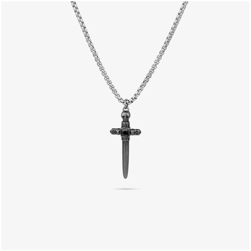 Collar Hombre Pirate Plata