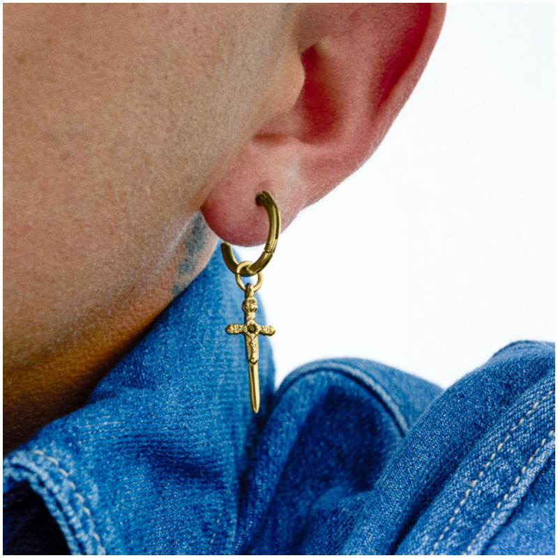 Piercing Hombre Pirate Sword XS Oro