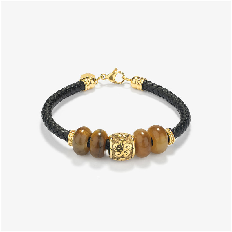 Pulsera Hombre Tiger Oro