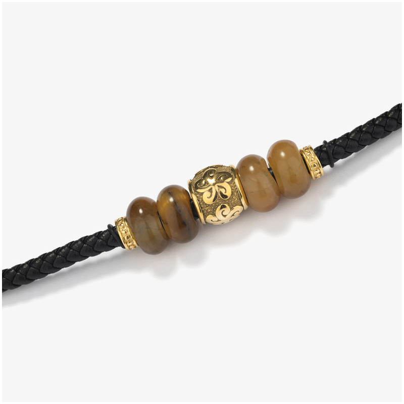 Pulsera Hombre Tiger Oro