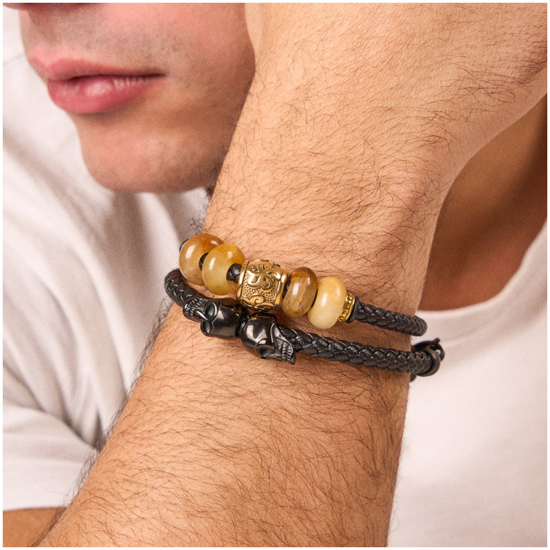 Pulsera Hombre Tiger Oro