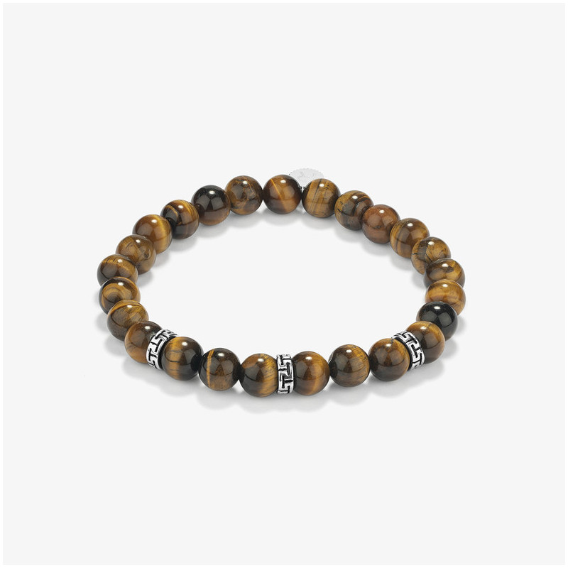 Pulsera Hombre Tiger Beads