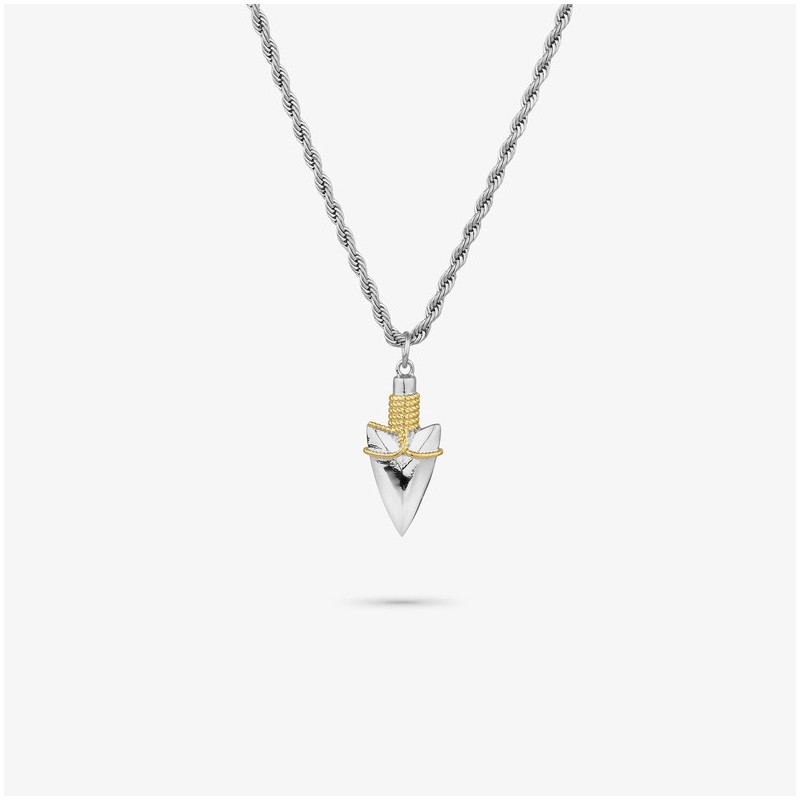 Collar Hombre Hunter Arrow Plata