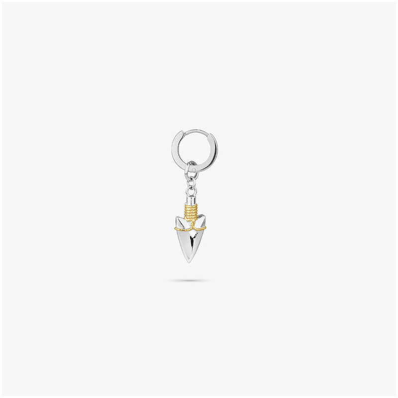 Pendiente Hombre Hunter Arrow Silver
