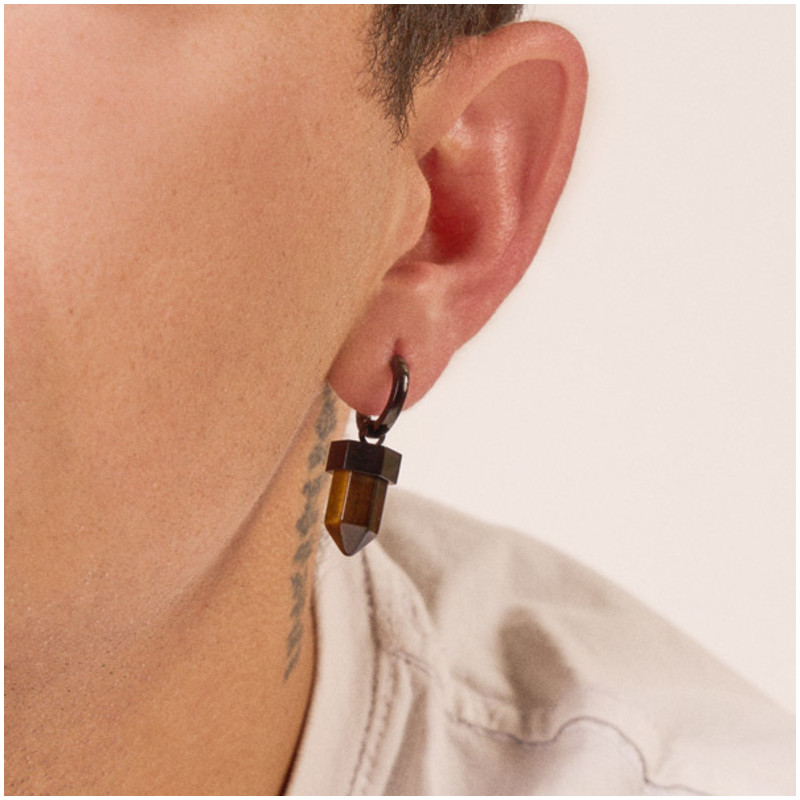 Collar Hombre Hunter Obelisk Plata