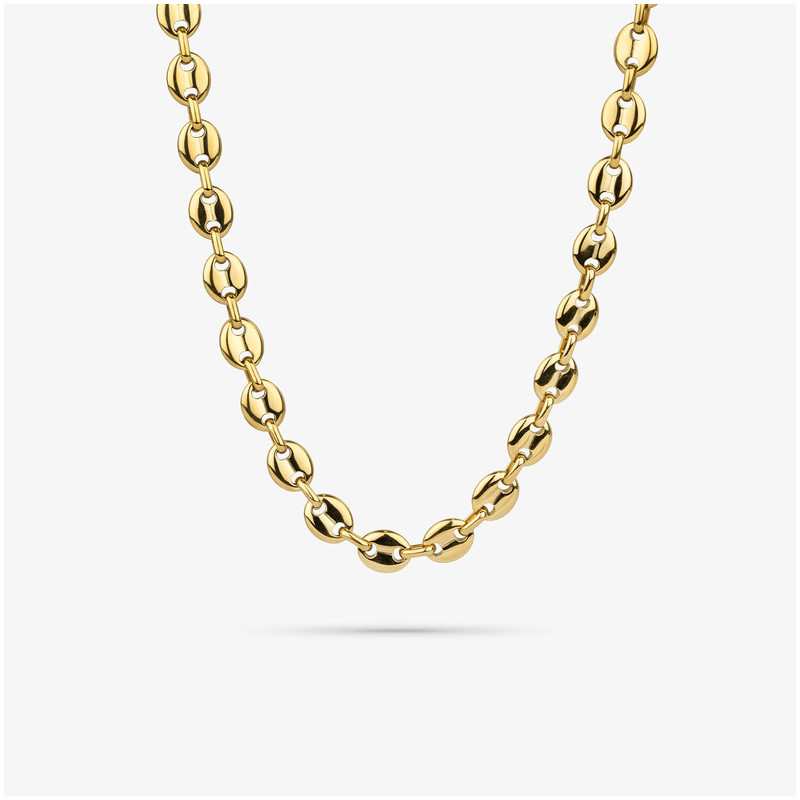Collar Hombre Padlock Oro