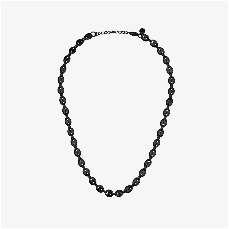 Collar Hombre Padlock Negro