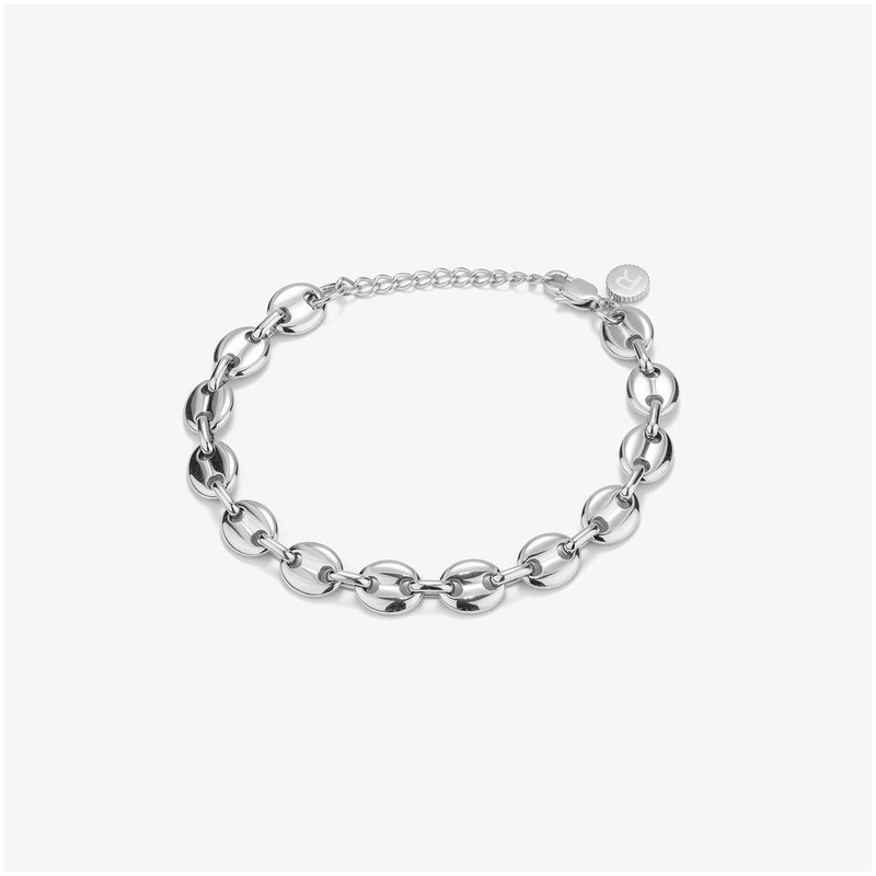 Brazalete Hombre Padlock Plata