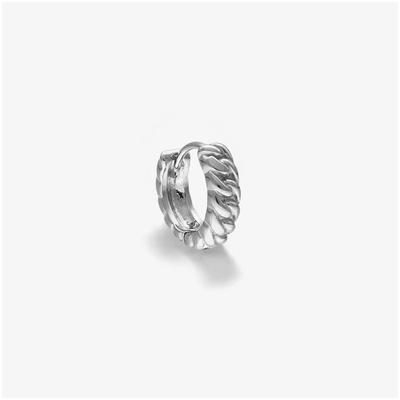 Pendiente Hombre Chian Padlock Plata
