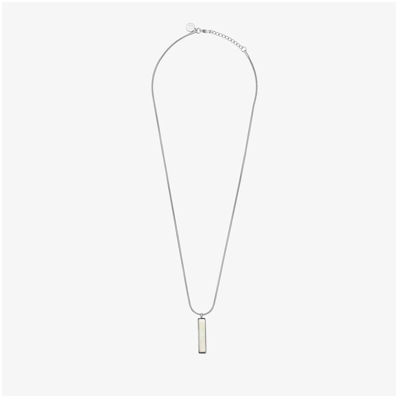 Collar Hombre Strong MOP Plata