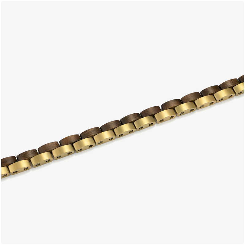 Pulsera Hombre Nature Oro/Wood