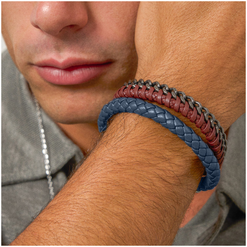 Pulsera Hombre Calabrote Negra