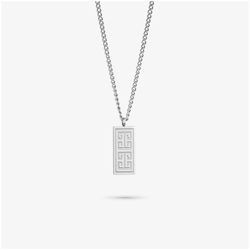 Collar Hombre Lombok Runa Plata | Carácter Místico y Moderno