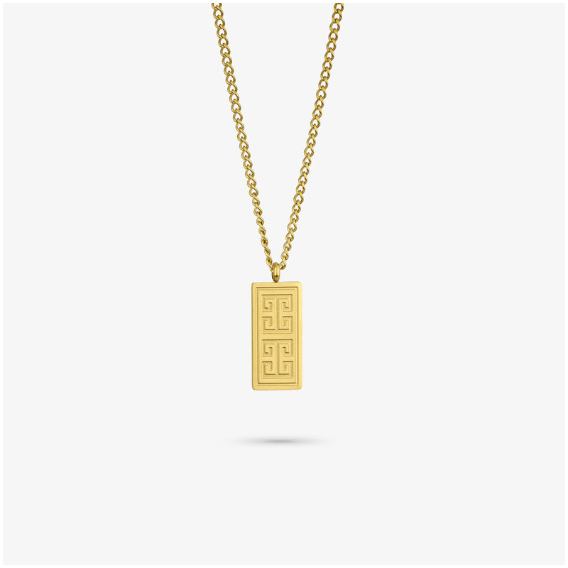  Collar Hombre Lombok Runa Oro | Estilo Único y Místico