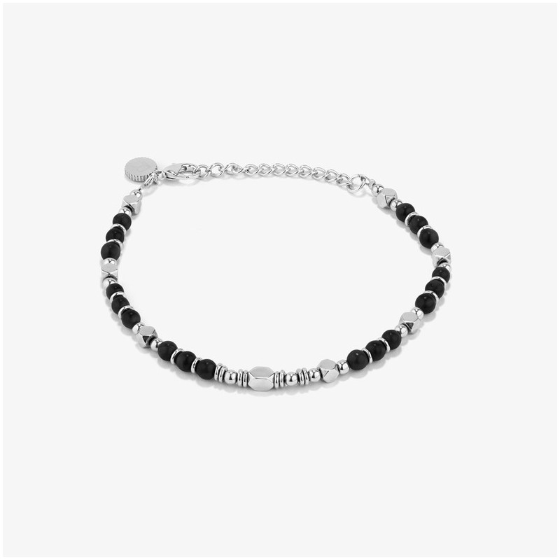 Pulsera Hombre Bali Beads Negro | Diseño Sencillo y Moderno