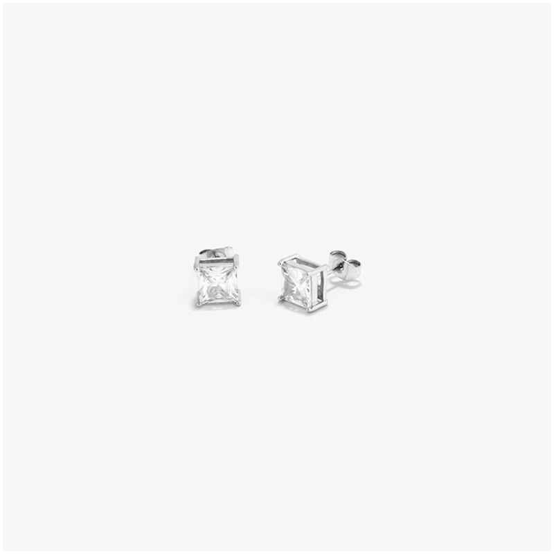 Pendientes Hombre Atlante Quartz Plata | Diseño Versátil
