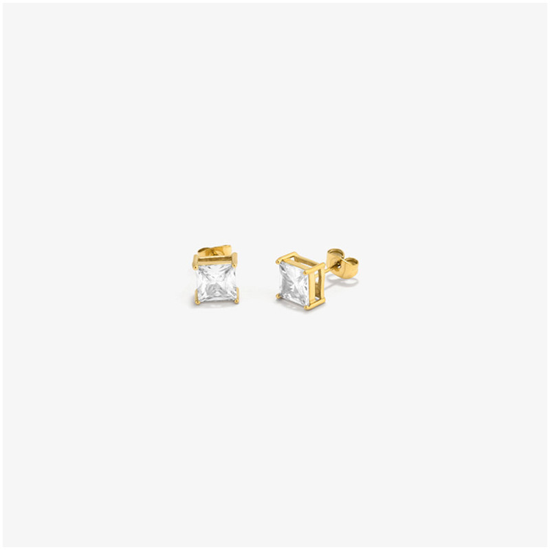 Pendientes Hombre Atlante Quartz Oro | Accesorio Sofisticado y Moderno