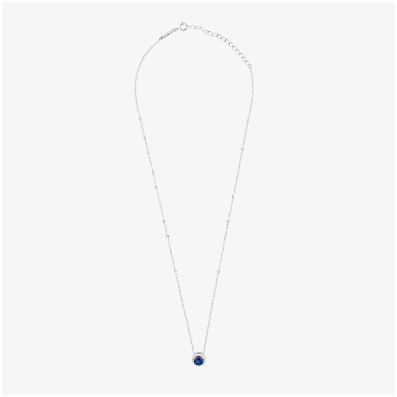 Collar de Plata Redondo Circonita colección  CROWN Radiant