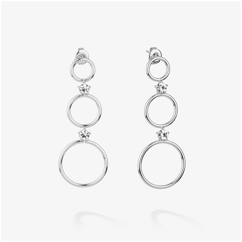 Pendientes Largos Mujer Zendaya Plata | Diseño Minimalista y Elegante