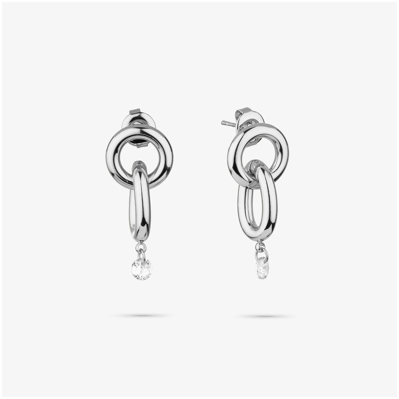 Pendientes Mujer Zendaya Loop Plata | Diseño Elegante y Contemporáneo