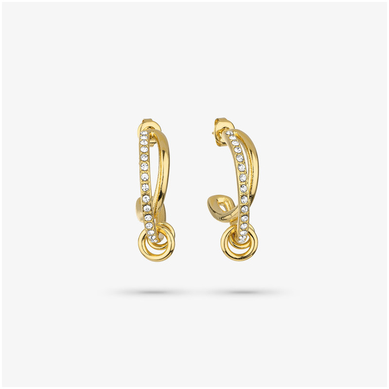 Pendientes Mujer Zendaya Moon Oro | Diseño en Media Luna Sofisticado
