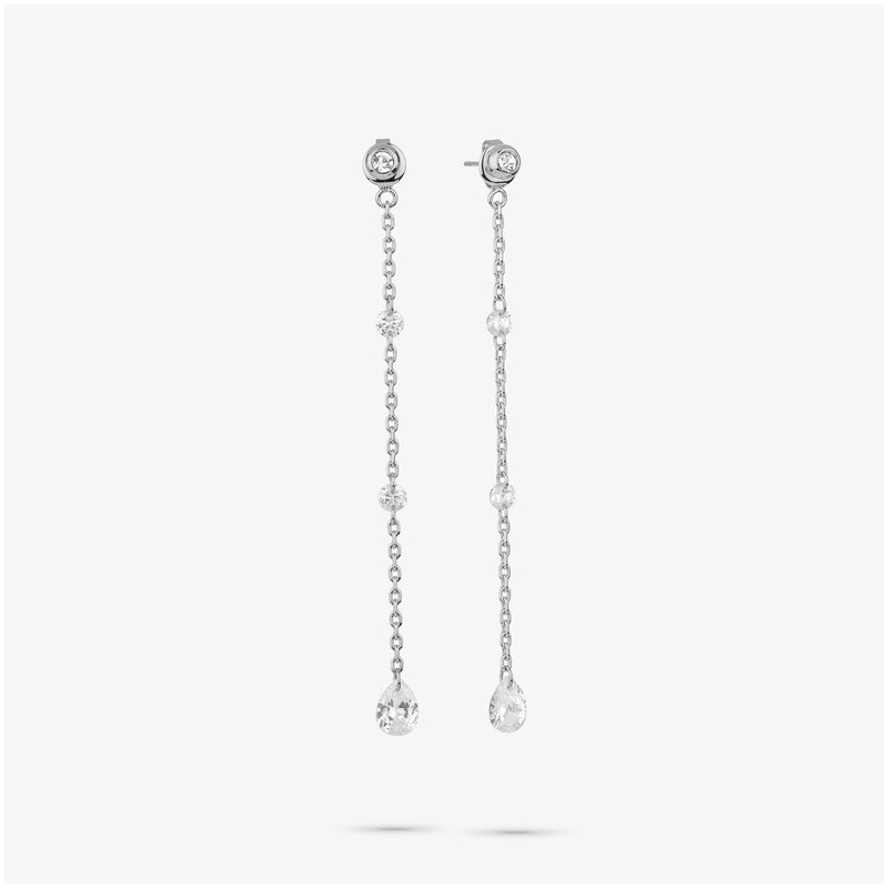 Pendientes Mujer Myfair Drop Plata | Diseño Colgante Sofisticado