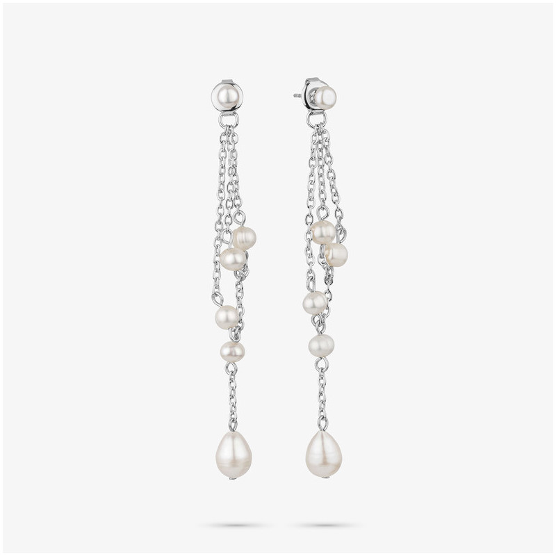 Pendientes Mujer Bridgerton Pearl Plata | Diseño Sofisticado