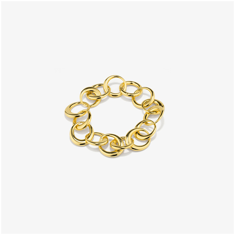 Pulsera Mujer Blair Oro | Diseño Geométrico en Acero Dorado