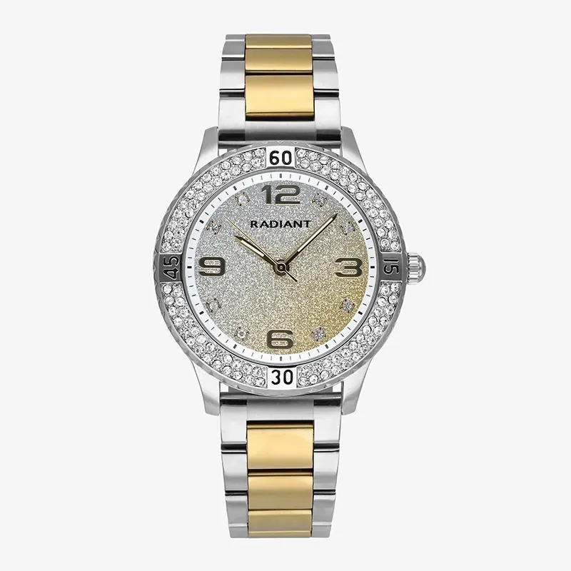 FROZEN 38MM GOLD/SILVER DIAL GOLD/SS BAN