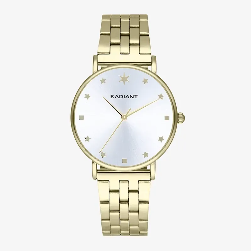 STARRY 36MM GOLD DIAL IPGOLD BRACELET