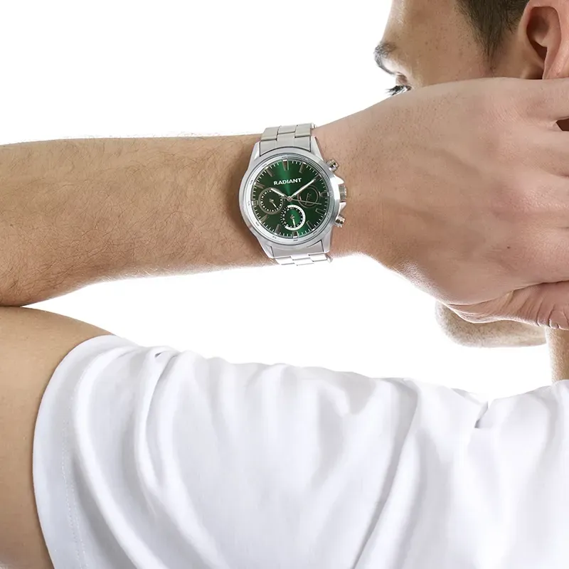 RAPTOR 44MM GREEN DIAL SS BRACELET