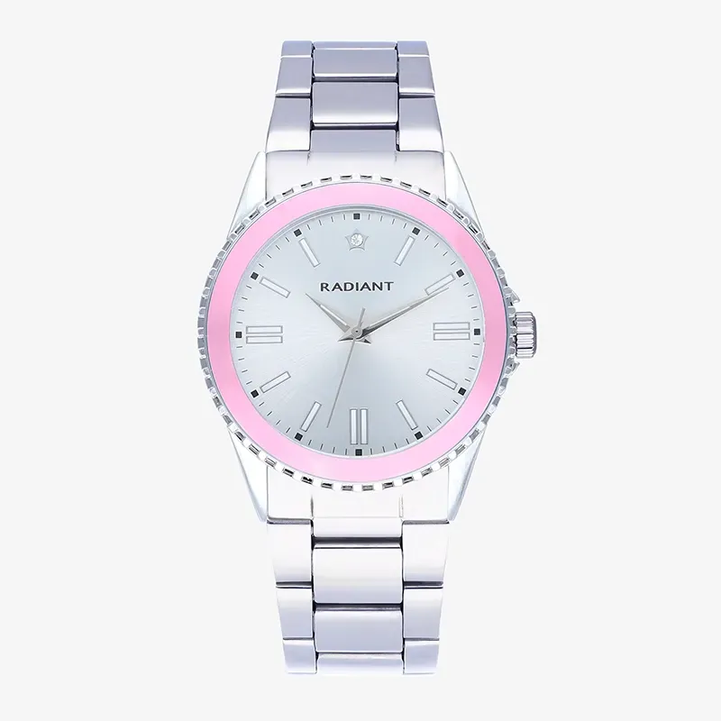 FROST 38MM PINK BEZEL SS DIAL & BRAZ