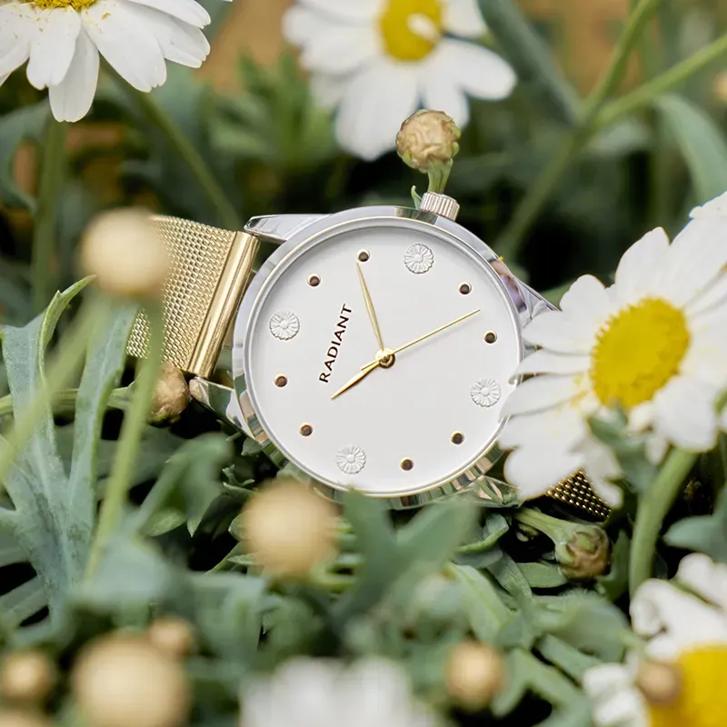 MARGARITAS 36MM WHITE DIAL IPG MESH