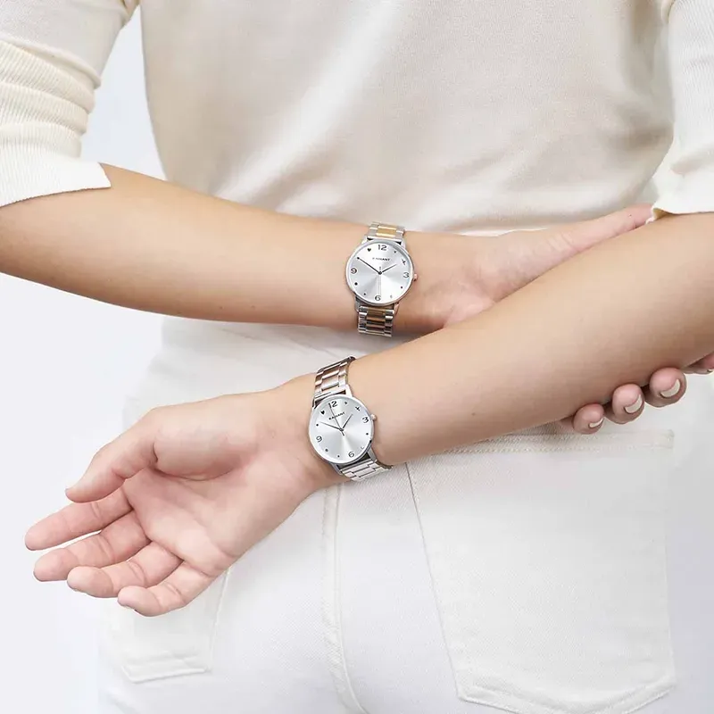 COZY 36MM SILVER DIAL SS BRACELET