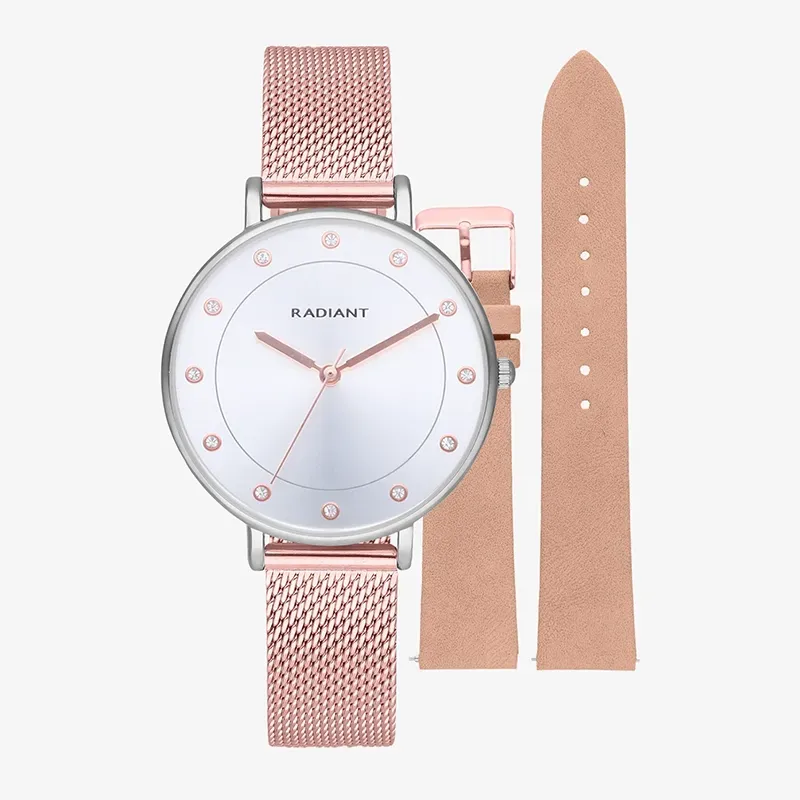 BOX 36MM SILVER DIAL IPRG MESH + STRAP