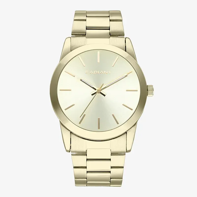 BASICS 42MM GOLD DIAL IPG BRACELET