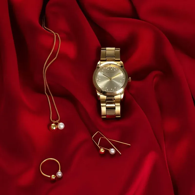 FIJI 36MM CHAMPAGNE DIAL IPG BRACELET