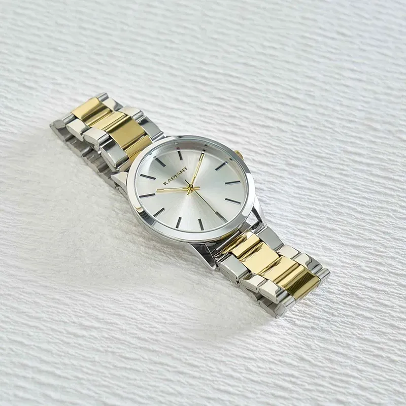 MYKONOS 38MM SILVER DIAL BITONE IPG BRA