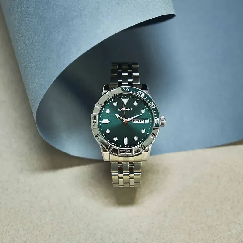 ZANZIBAR 44MM GREEN DIAL SS BRACELET