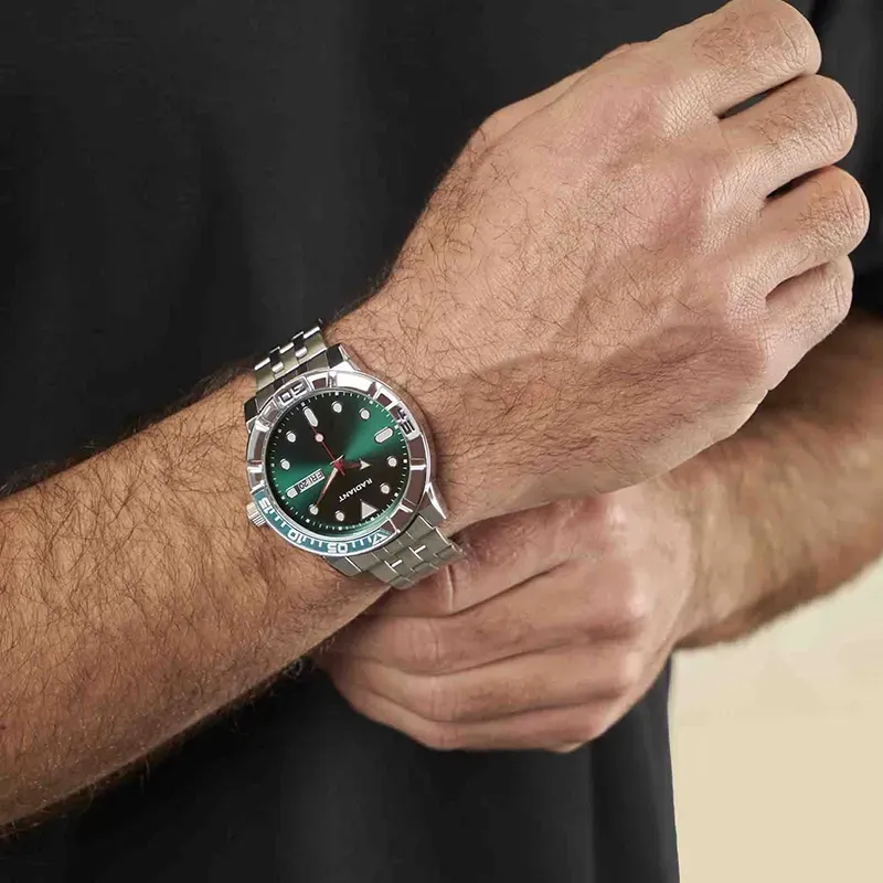 ZANZIBAR 44MM GREEN DIAL SS BRACELET
