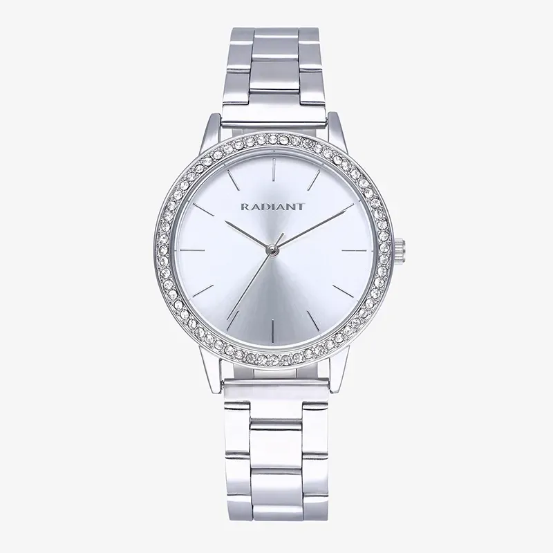Reloj Mujer Christy 36MM Plata  Brazalete Acero Plateado Radiant