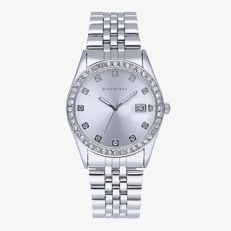 Reloj Mujer Nabya 36MM SS Brazalete, Acero, Plateado Radiant