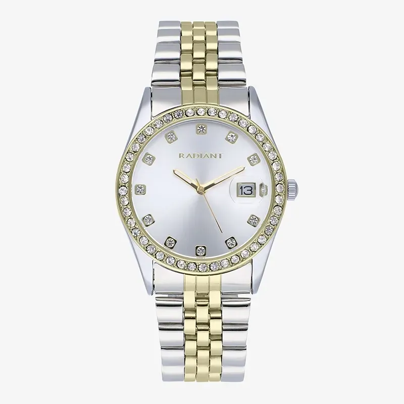 Reloj Mujer Nabya 36MM SS Bicolor IPG Brazalete, Acero,   Oro Radiant