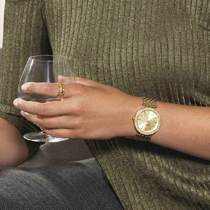 Reloj Mujer Bianca 38MM Oro IPG Brazalete, Acero, Dorado Radiant