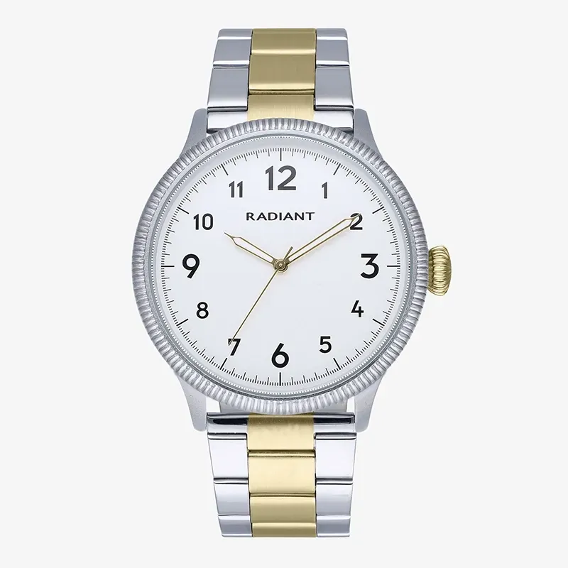 Reloj Hombre Timmy 44MM SS Bicolor IPG Brazalete, Acero,   Oro Radiant