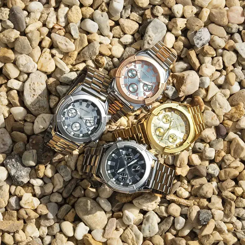 Reloj Hombre Continental 44MM Plata SS Brazalete, Plateado Radiant